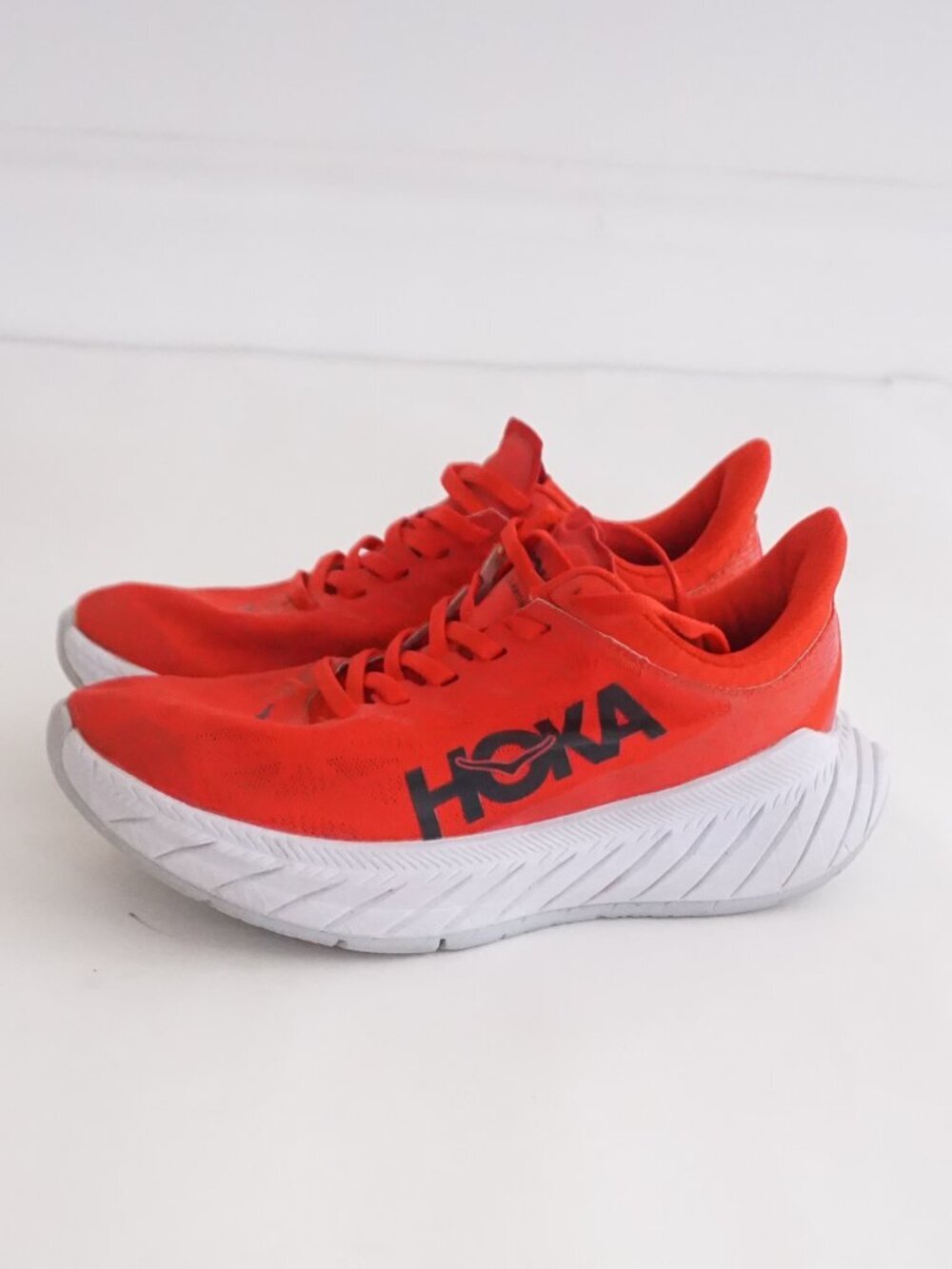 Hoka One One Carbon X 2 Running Performance Training Shoes Fiesta Women Size 6B